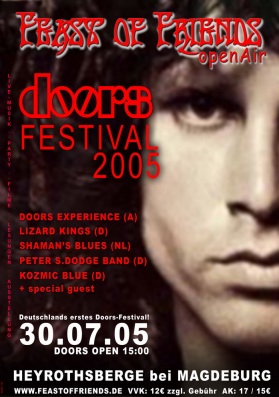 doors festival 2005 www.feastoffriends.de